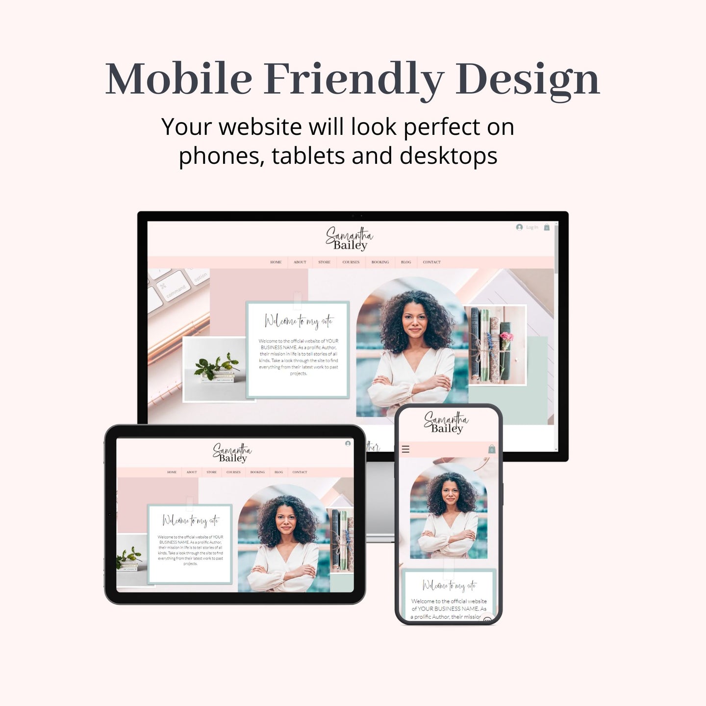 Author Wix Website Theme